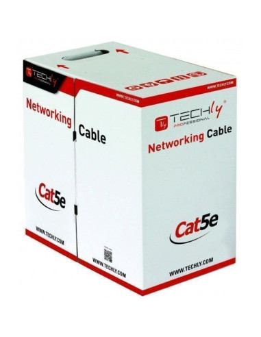 Techly Itp8-Ris-0305Lo Kabel Sieciowy Czarny 305 M Cat5E F/Utp (Ftp)