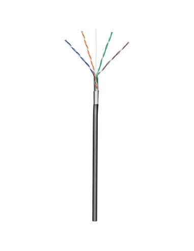 Techly Itp8-Ris-0305Lo Kabel Sieciowy Czarny 305 M Cat5E F/Utp (Ftp)