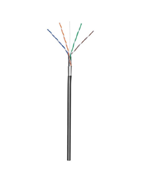 Techly Itp8-Ris-0305Lo Kabel Sieciowy Czarny 305 M Cat5E F/Utp (Ftp)