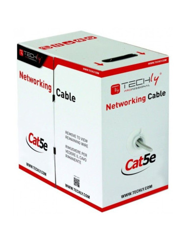 Techly Itp8-Ris-0305Lo Kabel Sieciowy Czarny 305 M Cat5E F/Utp (Ftp)
