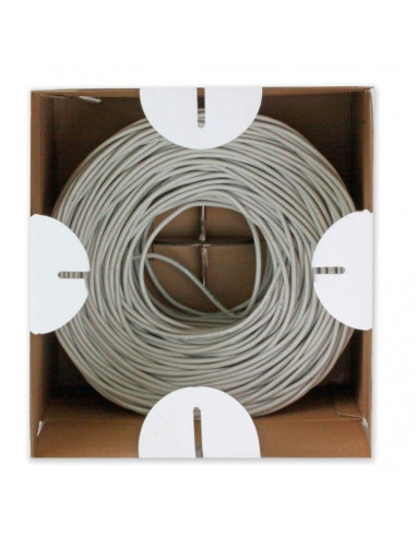 Techly Itp8-Ris-0305Lo Kabel Sieciowy Czarny 305 M Cat5E F/Utp (Ftp)
