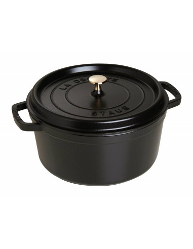 Garnek Żeliwny Okrągły Staub La Cocotte 40509-471-0 - 400 Ml Czarny