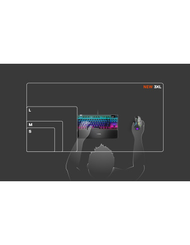 Podkładka Gamingowa Steelseries Qck 3Xl Black