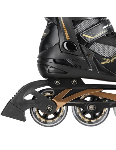 Łyżworolki Nils Extreme Na2150 Czarno-Złote Rozm. 44