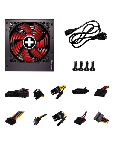 Xilence Xn225 Moduł Zasilaczy 650 W 20+4 Pin Atx Atx Czarny, Czerwony