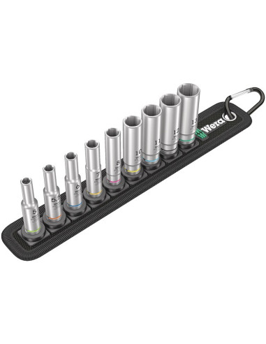Zestaw Nasadek Udarowych Długich 1/4'' 5-13Mm, 9Cz.