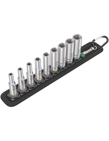 Zestaw Nasadek Udarowych Długich 1/4'' 5-13Mm, 9Cz.