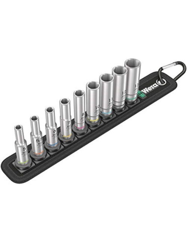 Zestaw Nasadek Udarowych Długich 1/4'' 5-13Mm, 9Cz.
