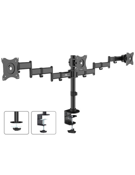Maclean Mc-811 Uchwyt Biurkowy Na 3 Monitory