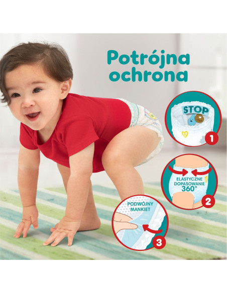 Pampers Pieluchomajtki Mth Rozm 6, 15+Kg, 132Szt