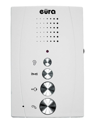Domofon 'Eura' Adp-51A3 'Difesa' - 1-Rodzinny, 2 Unifony, Interkom, (Biały)