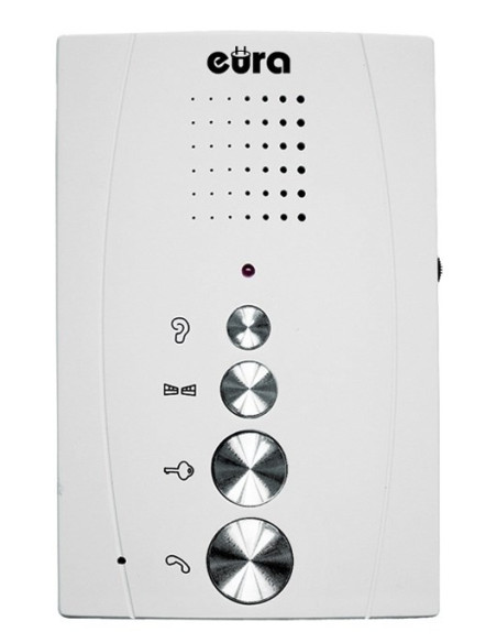Domofon 'Eura' Adp-51A3 'Difesa' - 1-Rodzinny, 2 Unifony, Interkom, (Biały)