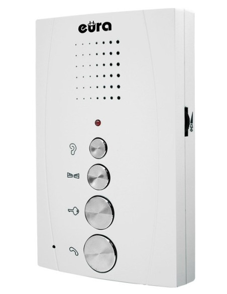 Domofon 'Eura' Adp-51A3 'Difesa' - 1-Rodzinny, 2 Unifony, Interkom, (Biały)
