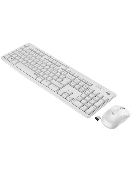 Zestaw Logitech Mk295 ( Us ) Silent Wireless White