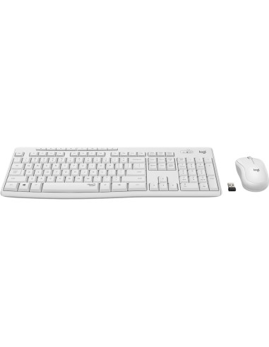 Zestaw Logitech Mk295 ( Us ) Silent Wireless White