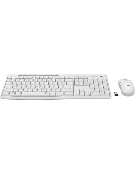 Zestaw Logitech Mk295 ( Us ) Silent Wireless White