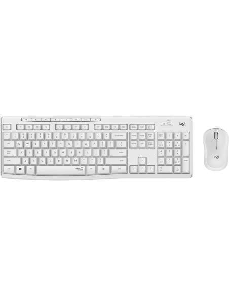 Zestaw Logitech Mk295 ( Us ) Silent Wireless White