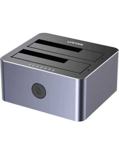 Stacja Dokująca Dla Dysków Pamięci Masowej - Unitek (Y-3026Gy01-Eu) 2X Sata Iii 2.5"/3.5" Usb 3.0 5Gbps