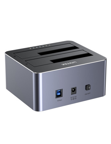 Stacja Dokująca Dla Dysków Pamięci Masowej - Unitek (Y-3026Gy01-Eu) 2X Sata Iii 2.5"/3.5" Usb 3.0 5Gbps