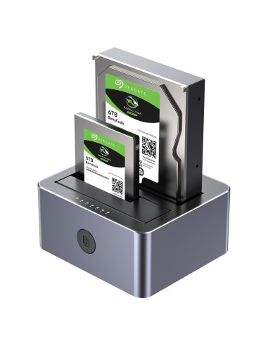 Stacja Dokująca Dla Dysków Pamięci Masowej - Unitek (Y-3026Gy01-Eu) 2X Sata Iii 2.5"/3.5" Usb 3.0 5Gbps