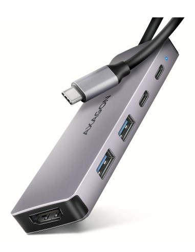 Axagon Hmc-5H60 Stacja Dokująca Przewodowa Usb 3.2 Gen 1 (3.1 Gen 1) Type-C Szary