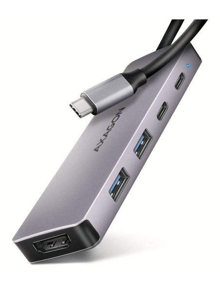 Axagon Hmc-5H60 Stacja Dokująca Przewodowa Usb 3.2 Gen 1 (3.1 Gen 1) Type-C Szary