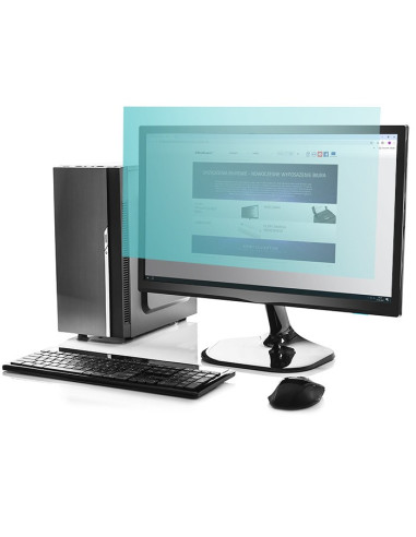 Qoltec 51049 Filtr Światła Niebieskiego 27" | 16:9 | Ochrona Wzroku | Anti Glare