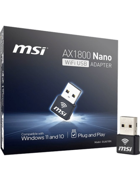 Karta Sieciowa Msi 302-8Ze30Xe-000 Nano. Wifi 6