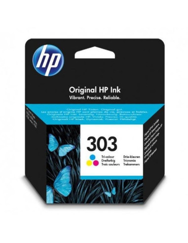 Tusz Oryginalny Hp 303 (T6N01Ae) (Kolorowy: Cyan Magenta Yellow)