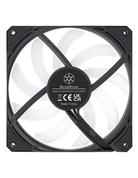 Silverstone Sst-As140B-Argb System Chłodzenia Komputerów Obudowa Komputera Wentylator 14 Cm Czarny 1 Szt.