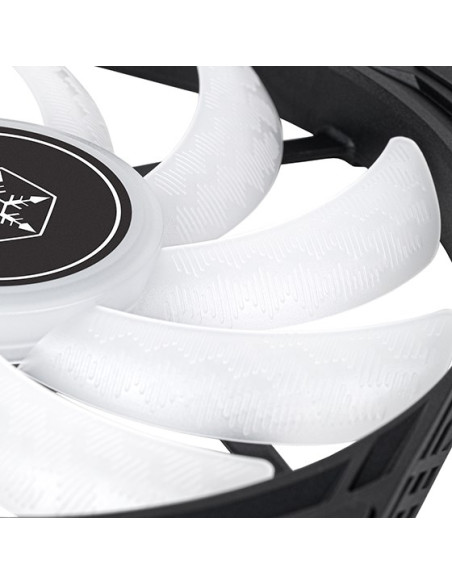 Silverstone Sst-As140B-Argb System Chłodzenia Komputerów Obudowa Komputera Wentylator 14 Cm Czarny 1 Szt.