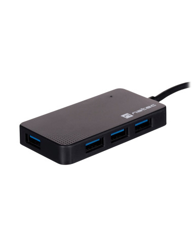 Hub Natec Moth Nhu-1342 (4X Usb 3.0  Kolor Czarny)