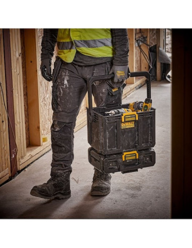 Dewalt Dwst08061-1 Pudełko Na Narzędzia Przybornik Metal, Plastik Czarny, Stal Nierdzewna, Żółty
