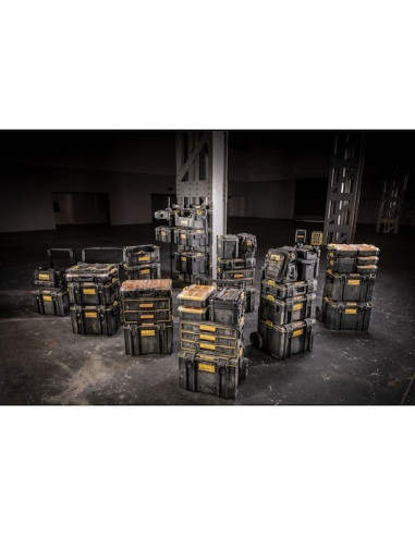 Dewalt Dwst08061-1 Pudełko Na Narzędzia Przybornik Metal, Plastik Czarny, Stal Nierdzewna, Żółty