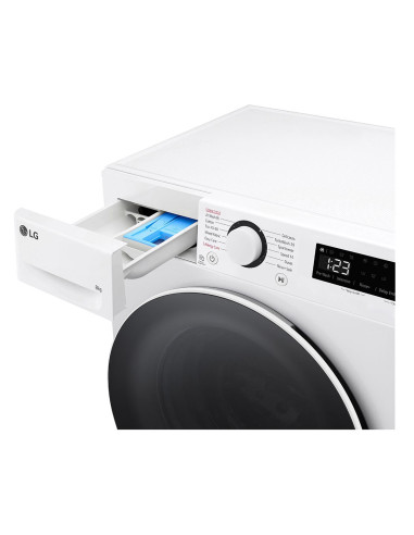 Pralka Lg F2Wr508S0W, Klasa A, Ładowność 8 Kg, Głębokość 47.5 Cm, 1200 Rpm, Biała