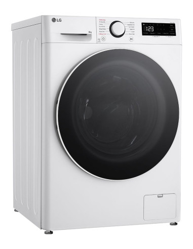 Pralka Lg F2Wr508S0W, Klasa A, Ładowność 8 Kg, Głębokość 47.5 Cm, 1200 Rpm, Biała