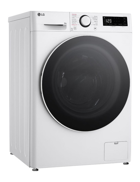 Pralka Lg F2Wr508S0W, Klasa A, Ładowność 8 Kg, Głębokość 47.5 Cm, 1200 Rpm, Biała