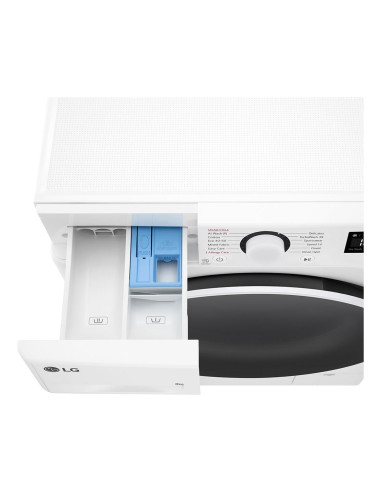 Pralka Lg F2Wr508S0W, Klasa A, Ładowność 8 Kg, Głębokość 47.5 Cm, 1200 Rpm, Biała