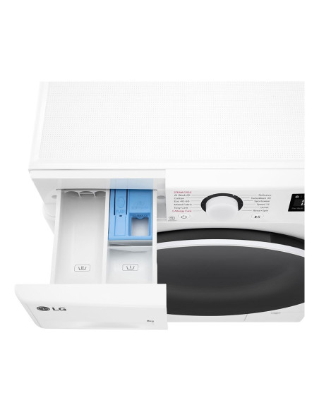 Pralka Lg F2Wr508S0W, Klasa A, Ładowność 8 Kg, Głębokość 47.5 Cm, 1200 Rpm, Biała
