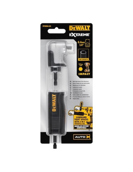 Dewalt Dt20504-Qz Akcesorium Do Śrubokrętów Czarny, Srebrny, Żółty
