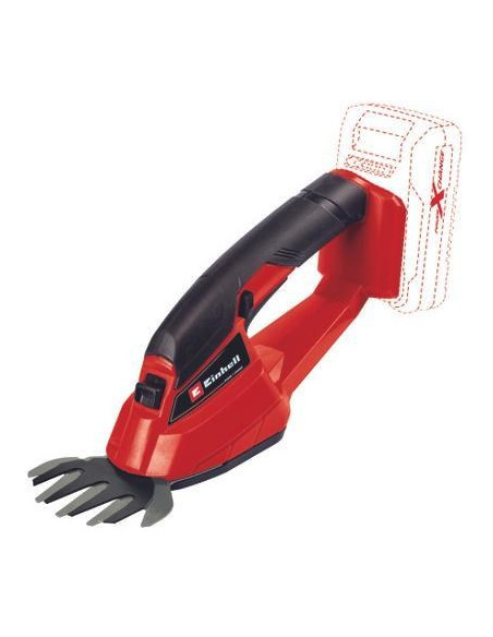 Nożyce Do Trawy Einhell Ge-Cg 18/1 Li Solo 3410382 Akumulatorowe 100 Mm 18 V Czarny, Czerwony