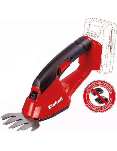 Nożyce Do Trawy Einhell Ge-Cg 18/1 Li Solo 3410382 Akumulatorowe 100 Mm 18 V Czarny, Czerwony