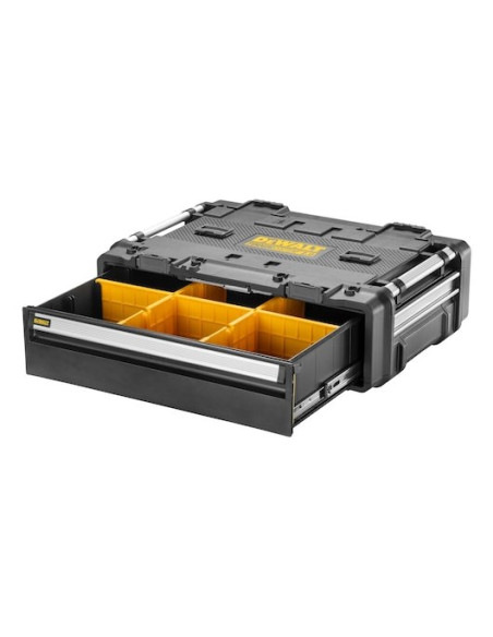 Dewalt Dwst60520-1 Pudełko Na Narzędzia Przybornik Metal, Plastik Czarny, Stal Nierdzewna, Żółty
