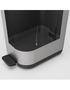 Rotho Kosz Na Śmieci Z Pedałem Ribo Biały 35L 2