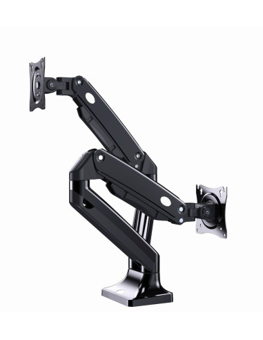 Gembird Biurkowe Regulowane Ramię Na 2 Monitory 17"-35" Do 10Kg