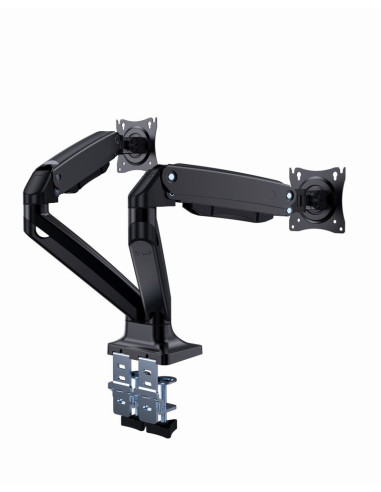 Gembird Biurkowe Regulowane Ramię Na 2 Monitory 17"-35" Do 10Kg
