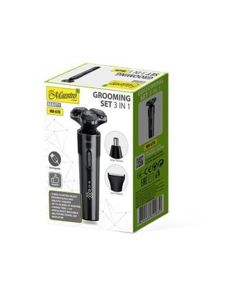 Zestaw Do Golenia 3W1 Usb Maestro Mr-678
