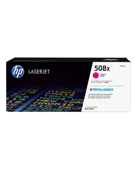 Hp 508X Oryginalny Wkład Laserowy O Dużej Pojemności, Purpurowy