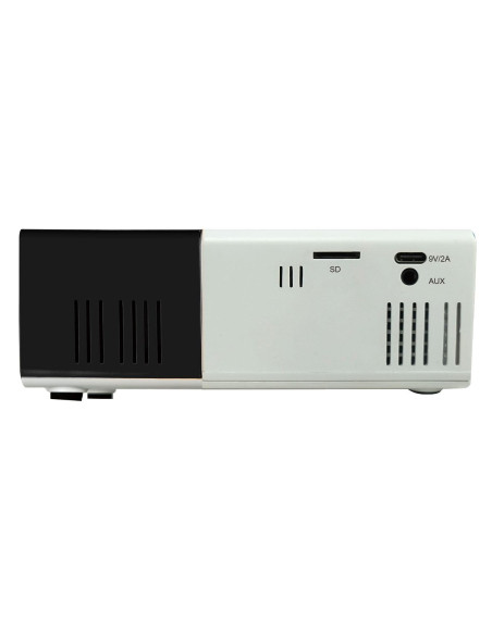 Denver Pr-800B Black Projektor Danych Projektor Krótkiego Rzutu 15 Ansi Lumenów Led 320X240 Czarny, Biały