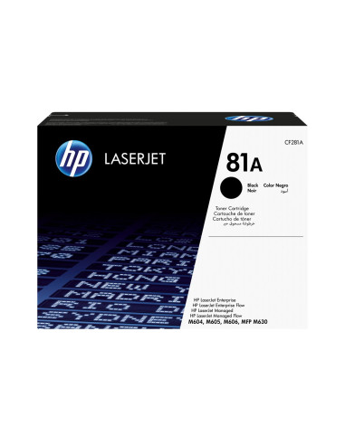 Hp Oryginalny Wkład Laserowy 81A Laserjet, Czarny